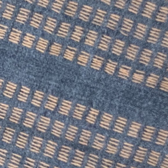 NWT Cecchi e Cecchi 100% Wool Italian Gray & Tan Stripe Fringe Scarf-OS - Picture 9 of 10